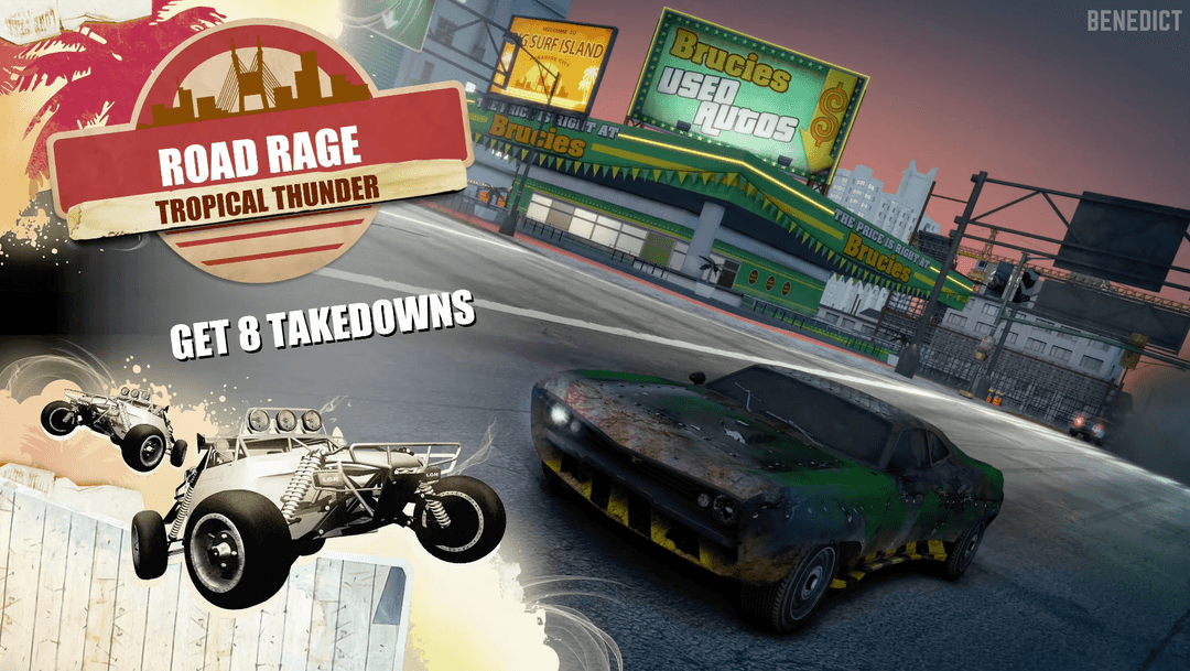 Road Rage event in Burnout Paradise.