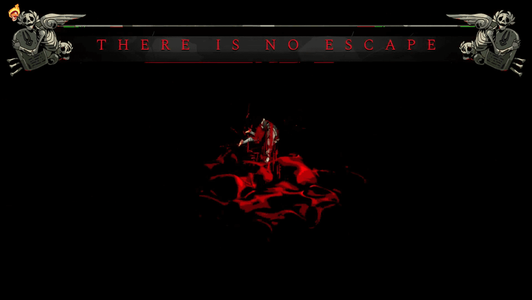 The death screen in Hades showing Zagreus's death