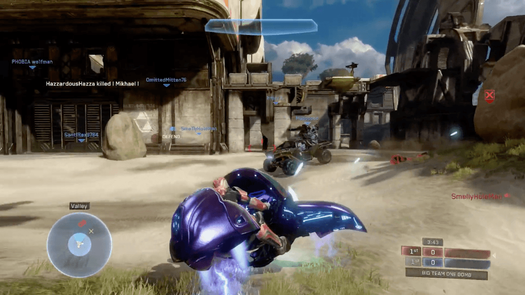 A Warthog driving across the Coagulation map.