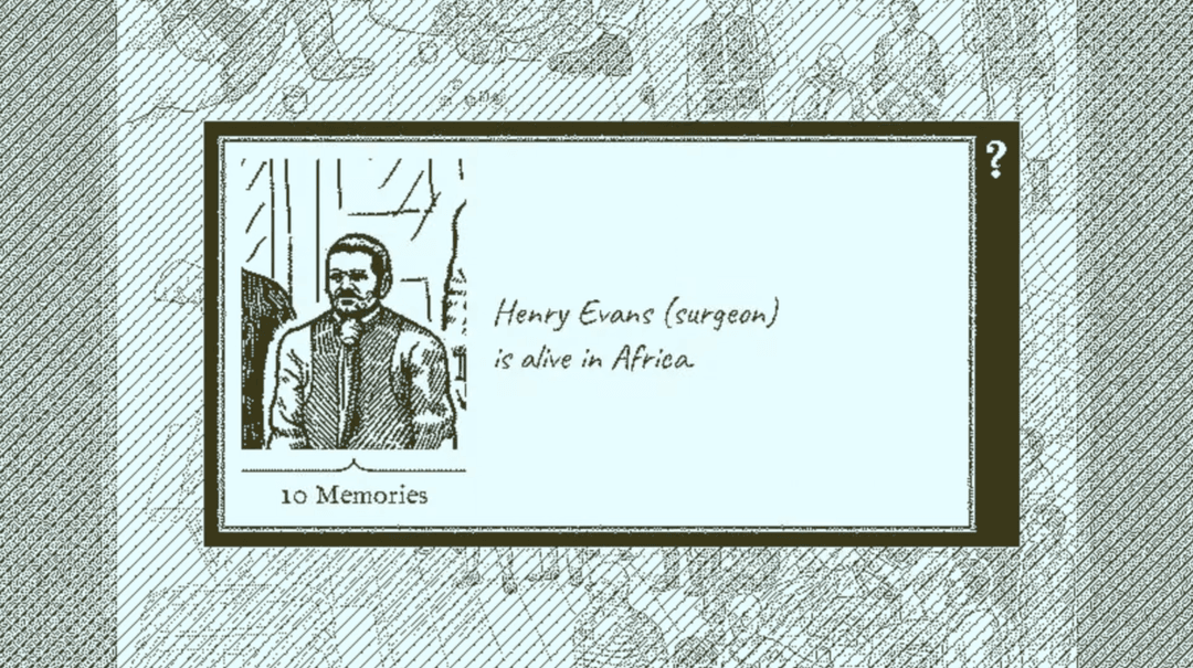 The detective's notebook in Return of the Obra Dinn