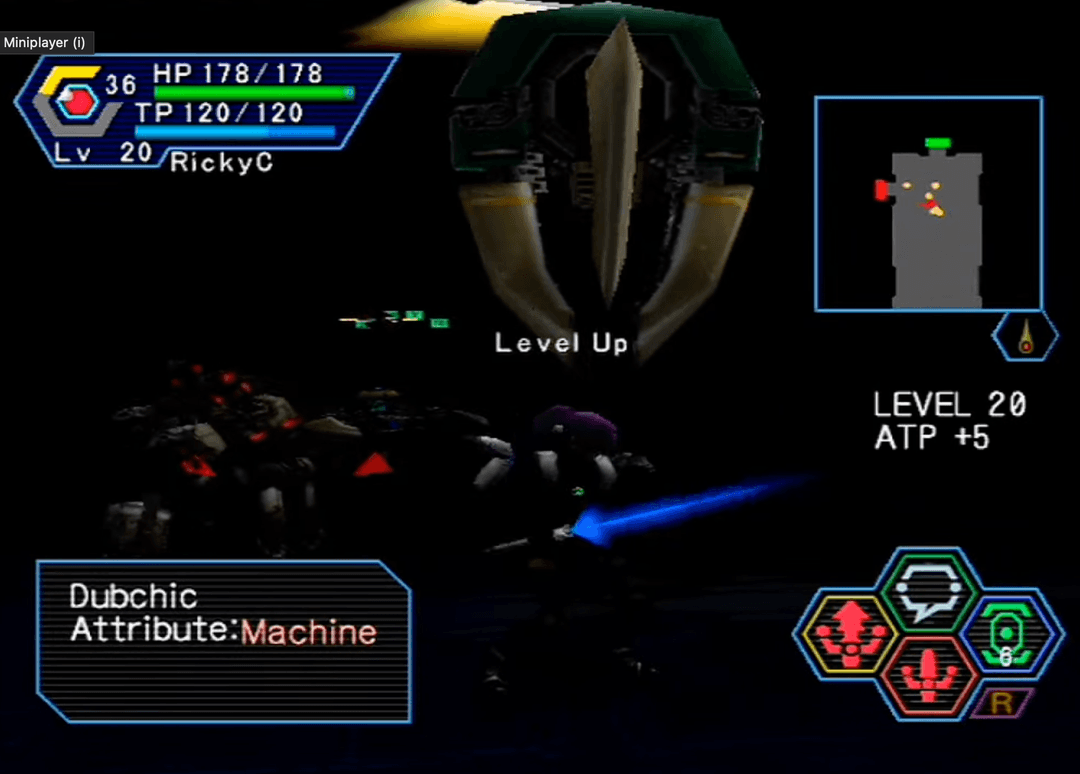 Leveling Up in Phantasy Star Online
