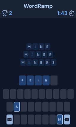minigame: WordRamp
